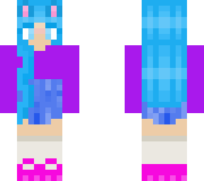 girl purple cute