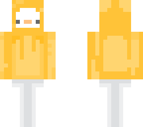 goose with orange hoodie