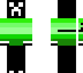 green creeper with smilly face