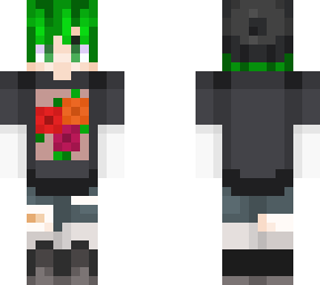 green hair