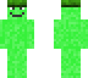 green man with a hat