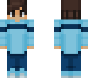 guy in a blue sweater