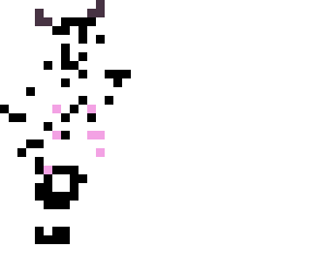 hastily drawn cow