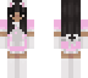 maid cat girl in pink :)