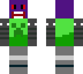 masfalcon365 mc skin purple alien with creeper hoodie