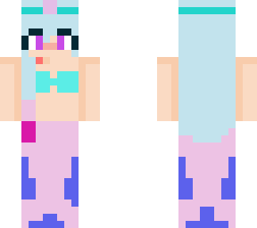 mermaid human and mermaid swimming in the water