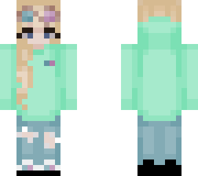 mint hoodie (fixed)