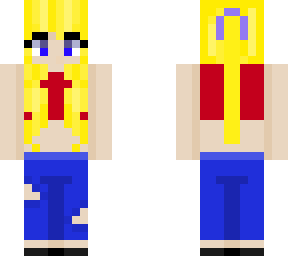 my first oc in her human form(remake)