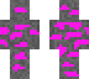 my little sis wanted a pink diamond skin so i made one