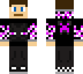 my skin in enderman creeper hoodie