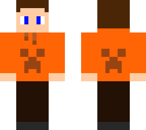 orange hoodie