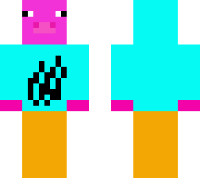 pig wears sky blu hoodie now