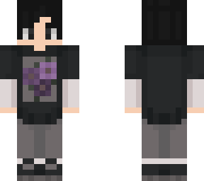 purple flower  // boy