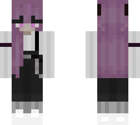 purple haired egirl