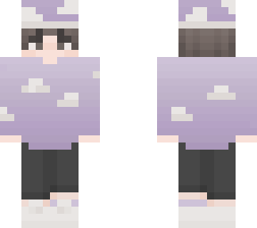 purple sky  // boy
