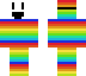 rainbow :d this is my first skin