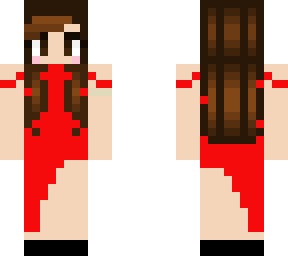 red dress