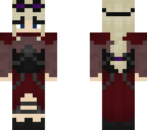 red dress steampunk