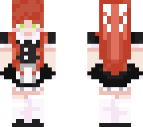 red haired maid