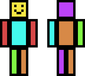 rubix cube person