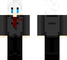 school boy (white hair)