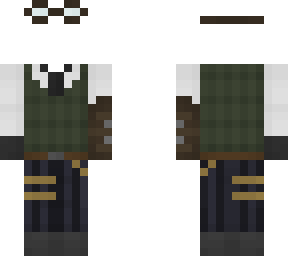 slim steampunk science outfit