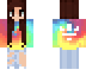 tie dye girl