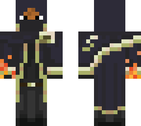warlock with a face & mask