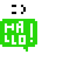 :) "hallo!" - iskall85