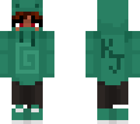 auora in frog karl jocob's hoodie (used clothing base)
