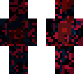 black and red skin