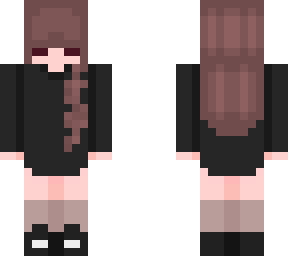 black hoodie girl