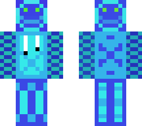 blue man