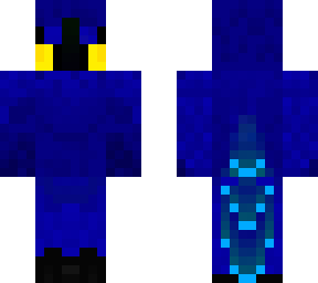 Blue Parrot Bird Minecraft Skin