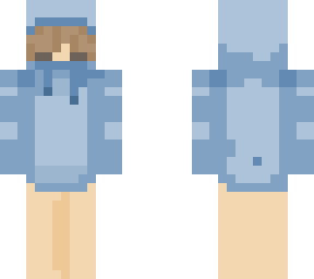 cute boy in a classic blue hoodie