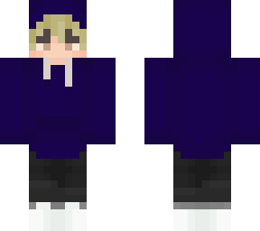 dark blue e-boy hoodie skin