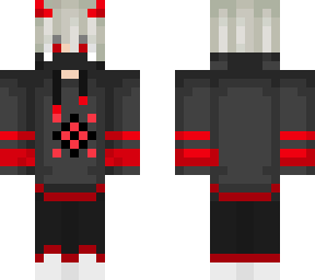 dark red devil boy