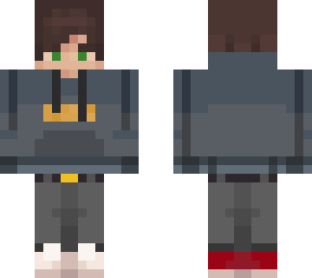down hair hoodie guy