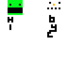 dream snowman hi and bye