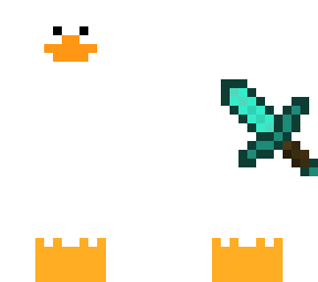 duck with diamond dagger
