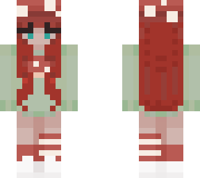 edit red haired mushroom girl