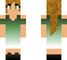 girl in green beach party dress
