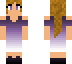 girl in purple beach party dress