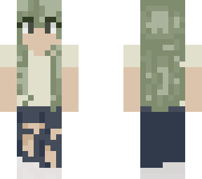 green hair girl