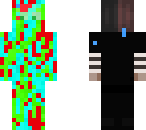 kid got splashed with paint