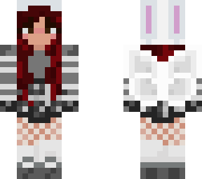latin alt red haired fairy with bunny ears