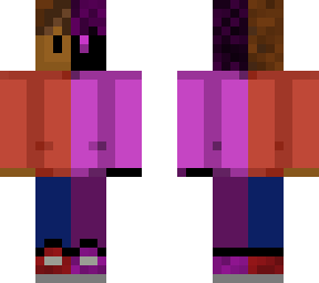 me as wilbur (half enderman)