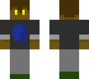 person with yellow eyes with classic arms