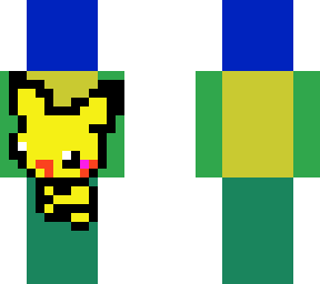pichu in a coloured place
