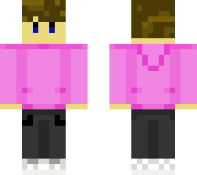 pink hoodie